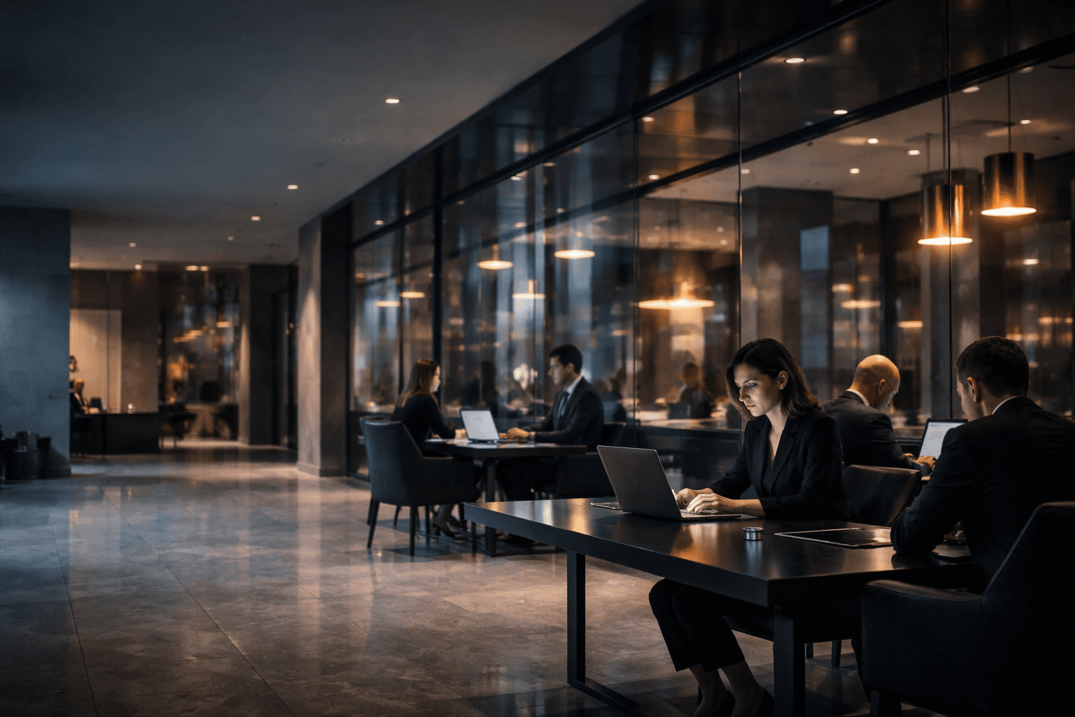 Ontario business team in a modern office environment